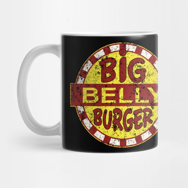 BIG BELLY BURGER (arrow) GRUNGE by LuksTEES